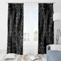 Hawaii Plumeria Lei Window Curtain Aloha Festive Vibe LT7 - Polynesian Pride