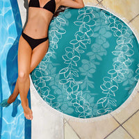 Hawaii Plumeria Lei Beach Blanket Aloha Festive Vibe - Teal LT7 - Polynesian Pride