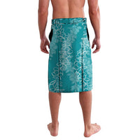 Hawaii Plumeria Lei Lavalava Aloha Festive Vibe - Teal LT7 - Polynesian Pride