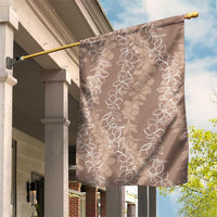 Hawaii Plumeria Lei Garden Flag Aloha Festive Vibe - Beige LT7 House Flag Beige - Polynesian Pride