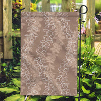 Hawaii Plumeria Lei Garden Flag Aloha Festive Vibe - Beige LT7 Garden Flag Beige - Polynesian Pride