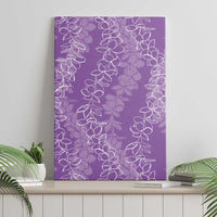 Hawaii Plumeria Lei Canvas Wall Art Aloha Festive Vibe - Violet LT7 - Polynesian Pride