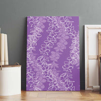 Hawaii Plumeria Lei Canvas Wall Art Aloha Festive Vibe - Violet LT7 - Polynesian Pride
