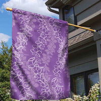 Hawaii Plumeria Lei Garden Flag Aloha Festive Vibe - Violet LT7 - Polynesian Pride