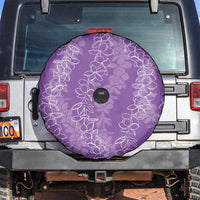 Hawaii Plumeria Lei Spare Tire Cover Aloha Festive Vibe - Violet LT7 Violet - Polynesian Pride