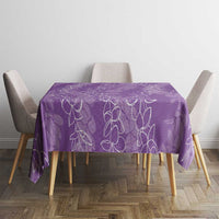 Hawaii Plumeria Lei Tablecloth Aloha Festive Vibe - Violet LT7 - Polynesian Pride