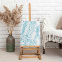 Hawaii Plumeria Lei Canvas Wall Art Aloha Festive Vibe - Turquoise LT7 - Polynesian Pride