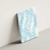 Hawaii Plumeria Lei Canvas Wall Art Aloha Festive Vibe - Turquoise LT7 - Polynesian Pride