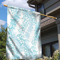 Hawaii Plumeria Lei Garden Flag Aloha Festive Vibe - Turquoise LT7 - Polynesian Pride