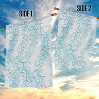 Hawaii Plumeria Lei Garden Flag Aloha Festive Vibe - Turquoise LT7 - Polynesian Pride