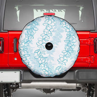 Hawaii Plumeria Lei Spare Tire Cover Aloha Festive Vibe - Turquoise LT7 - Polynesian Pride