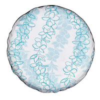 Hawaii Plumeria Lei Spare Tire Cover Aloha Festive Vibe - Turquoise LT7 - Polynesian Pride