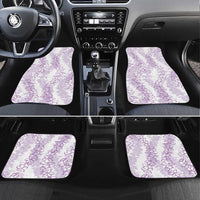 Hawaii Plumeria Lei Car Mats Aloha Festive Vibe - Amethyst