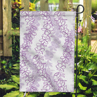 Hawaii Plumeria Lei Garden Flag Aloha Festive Vibe - Amethyst LT7 Garden Flag Amethyst - Polynesian Pride