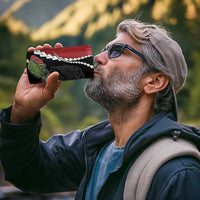 New Zealand Christmas 4 in 1 Can Cooler Tumbler Flora Map with Birds - Polynesian Pride