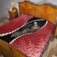 New Zealand Christmas Quilt Flora Map with Birds - Polynesian Pride