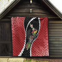 New Zealand Christmas Quilt Flora Map with Birds - Polynesian Pride