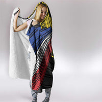 Philippines Sun Hooded Blanket Pasifika Tribal Style