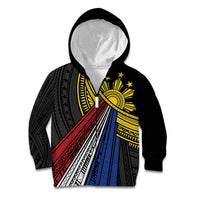 Philippines Sun Kid Hoodie Pasifika Tribal Style