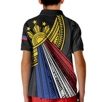 Philippines Sun Kid Polo Shirt Pasifika Tribal Style LT7 - Polynesian Pride