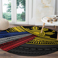 Philippines Sun Round Carpet Pasifika Tribal Style LT7 - Polynesian Pride