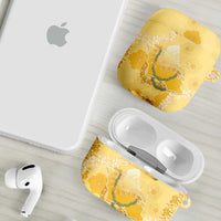 Hawaii Oahu Island Flowers Lei AirPods Case Yellow Ilima Mix Plumeria LT7 - Polynesian Pride