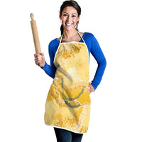 Hawaii Oahu Island Flowers Lei Apron Yellow Ilima Mix Plumeria LT7 - Polynesian Pride