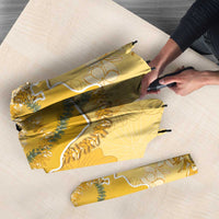 Hawaii Oahu Island Flowers Lei Umbrella Yellow Ilima Mix Plumeria LT7 - Polynesian Pride