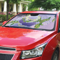 Hawaii Kauai Island Flowers Lei Auto Sun Shade Mokihana Lei LT7 - Polynesian Pride