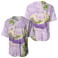 Hawaii Kauai Island Flowers Lei Baseball Jersey Mokihana Lei LT7 - Polynesian Pride