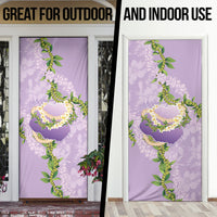 Hawaii Kauai Island Flowers Lei Door Cover Mokihana Lei
