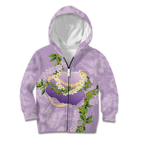 Hawaii Kauai Island Flowers Lei Kid Hoodie Mokihana Lei