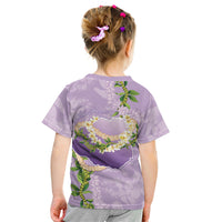 Hawaii Kauai Island Flowers Lei Kid T Shirt Mokihana Lei LT7 - Polynesian Pride