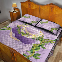 Hawaii Kauai Island Flowers Lei Quilt Bed Set Mokihana Lei LT7 - Polynesian Pride