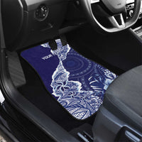 Fiji Queen Victoria School Personalised Car Mats Masi Tapa Torn Style