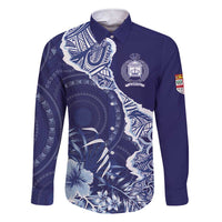 Fiji Queen Victoria School Personalised Family Matching Short Sleeve Bodycon Dress and Hawaiian Shirt Masi Tapa Torn Style