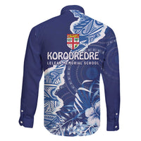 Fiji Lelean Memorial School Personalised Family Matching Short Sleeve Bodycon Dress and Hawaiian Shirt Korodredre Davuilevu Masi Mix Style