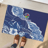 Fiji Lelean Memorial School Personalised Rubber Doormat Korodredre Davuilevu Masi Mix Style