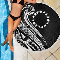 Kia Orana Cook Islands Beach Blanket Kerekere Plumeria Tropical Waves LT7 - Polynesian Pride