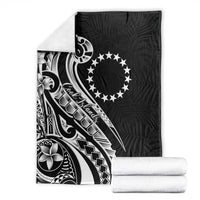 Kia Orana Cook Islands Blanket Kerekere Plumeria Tropical Waves - Polynesian Pride