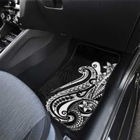 Kia Orana Cook Islands Car Mats Kerekere Plumeria Tropical Waves LT7 - Polynesian Pride