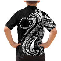 Kia Orana Cook Islands Family Matching Mermaid Dress and Hawaiian Shirt Kerekere Plumeria Tropical Waves - Polynesian Pride