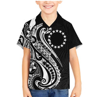 Kia Orana Cook Islands Family Matching Mermaid Dress and Hawaiian Shirt Kerekere Plumeria Tropical Waves - Polynesian Pride