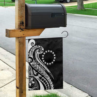 Kia Orana Cook Islands Garden Flag Kerekere Plumeria Tropical Waves - Polynesian Pride