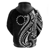 Kia Orana Cook Islands Hoodie Kerekere Plumeria Tropical Waves - Polynesian Pride