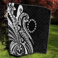 Kia Orana Cook Islands Quilt Kerekere Plumeria Tropical Waves - Polynesian Pride