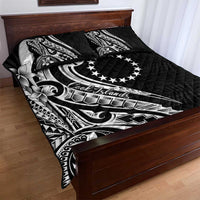 Kia Orana Cook Islands Quilt Bed Set Kerekere Plumeria Tropical Waves - Polynesian Pride