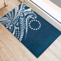 Kia Orana Cook Islands Rubber Doormat Auika Plumeria Tropical Waves LT7 - Polynesian Pride