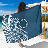 Kia Orana Cook Islands Sarong Auika Plumeria Tropical Waves - Polynesian Pride