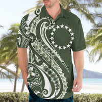 Kia Orana Cook Islands Hawaiian Shirt Matie Plumeria Tropical Waves LT7 - Polynesian Pride